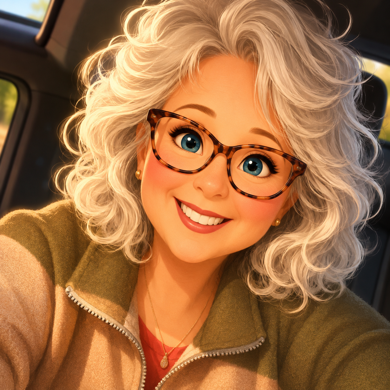 Illustrated portrait of author Stacy Knight